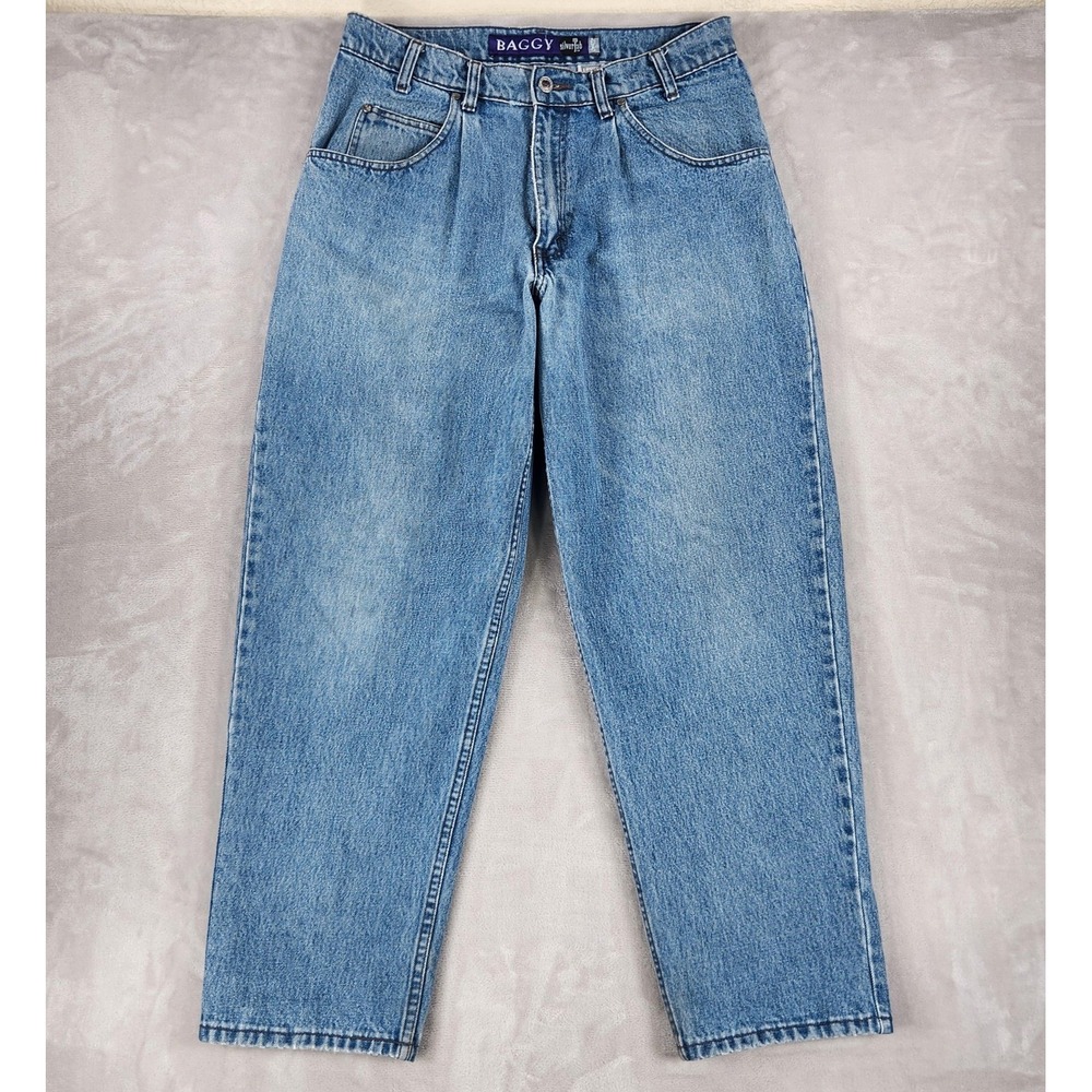 Vintage Levis SilverTab Baggy Jeans Mens 34x30 Medium Wash Relaxed Tapered 90s